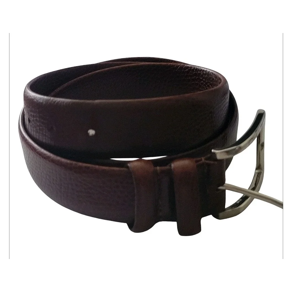 ETRO Milano Genuine Leather Men Belt Made in Italy Size 50